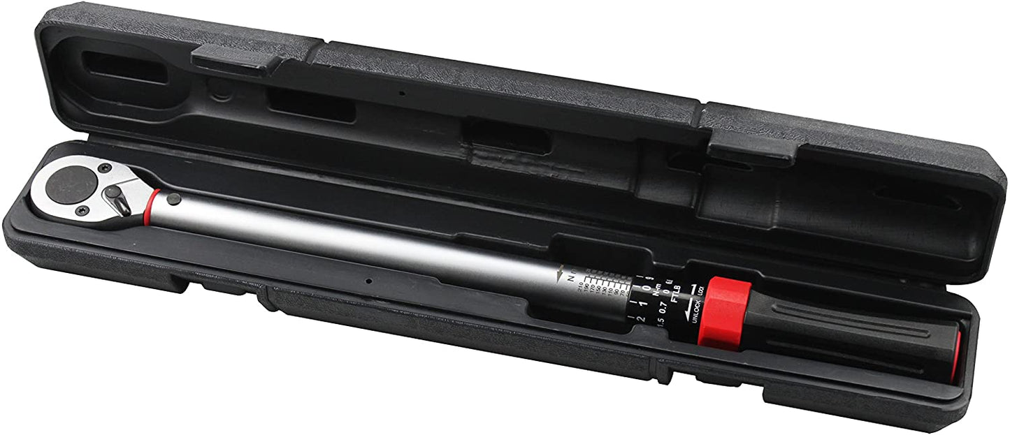 1/2-Inch Drive Click Torque Wrench (29-155 ft.-lb. / 40-210 Nm)