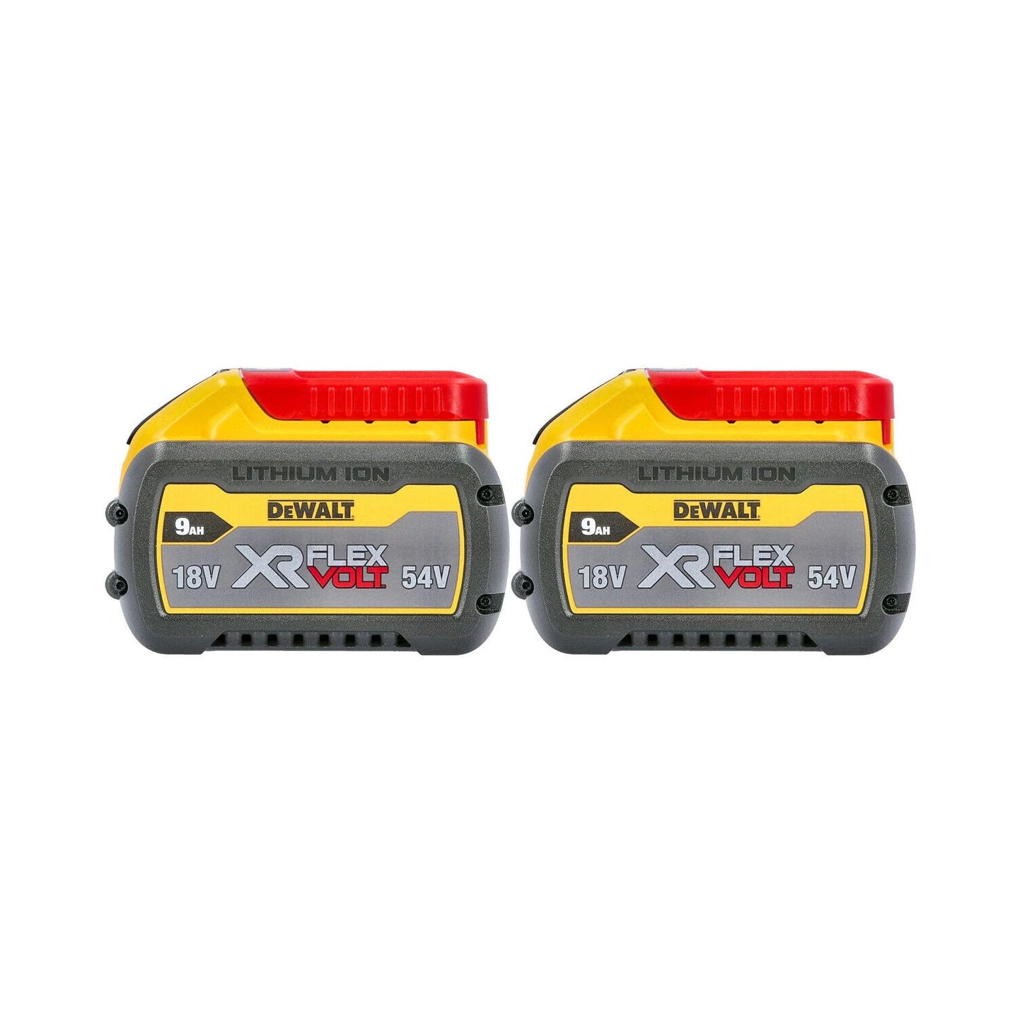 DeWalt Genuine DCB547 18V/54V Li-Ion XR Flexvolt 9.0Ah Battery Twin Pack